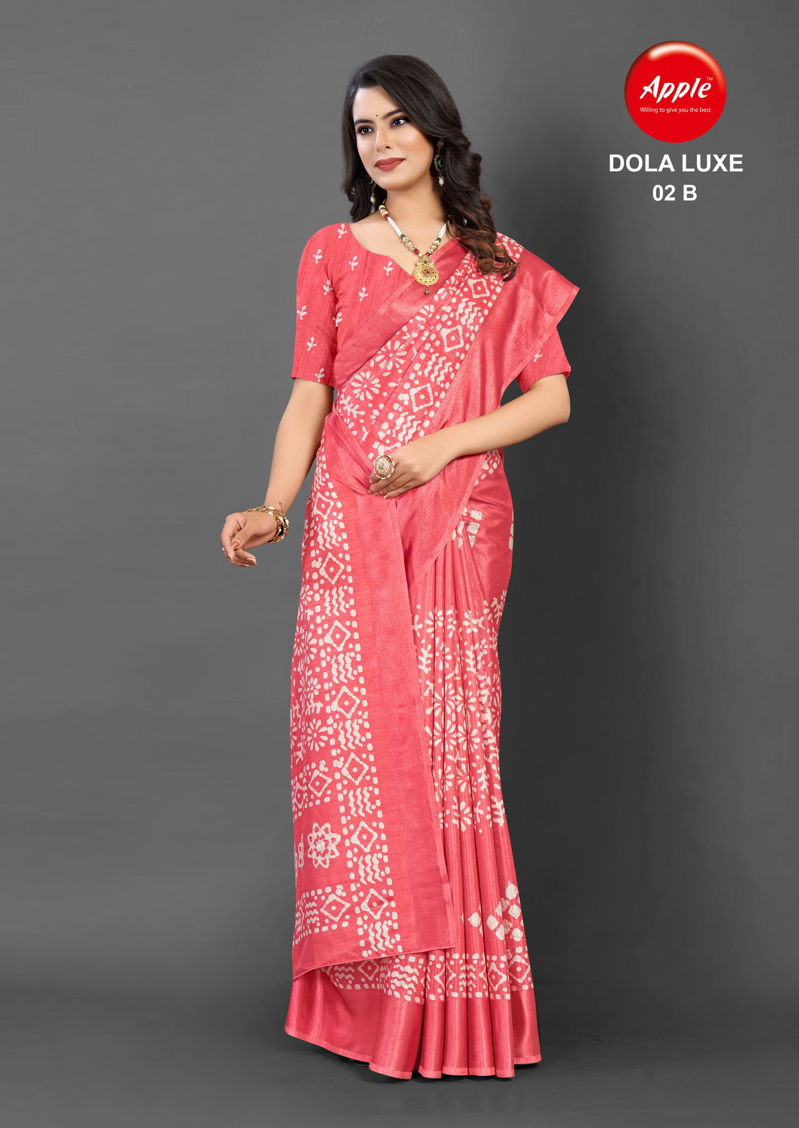 Dola Luxe 02 By Apple Designer Dola Silk Printed Sarees Wholesale Market In Surat With Price
